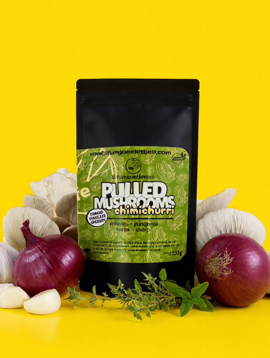 Pulled Mushrooms | Chimichurri