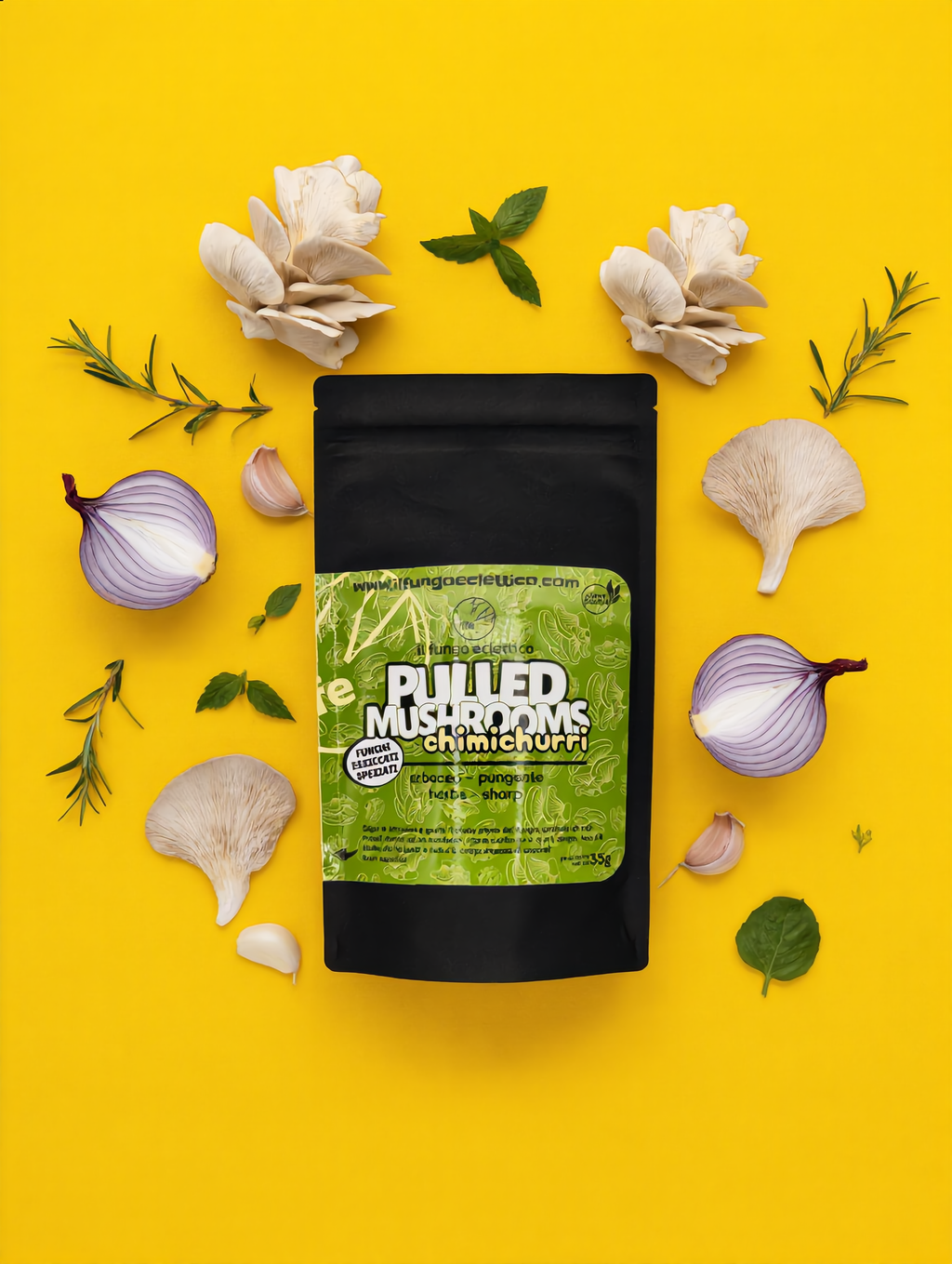 Pulled Mushrooms | Chimichurri