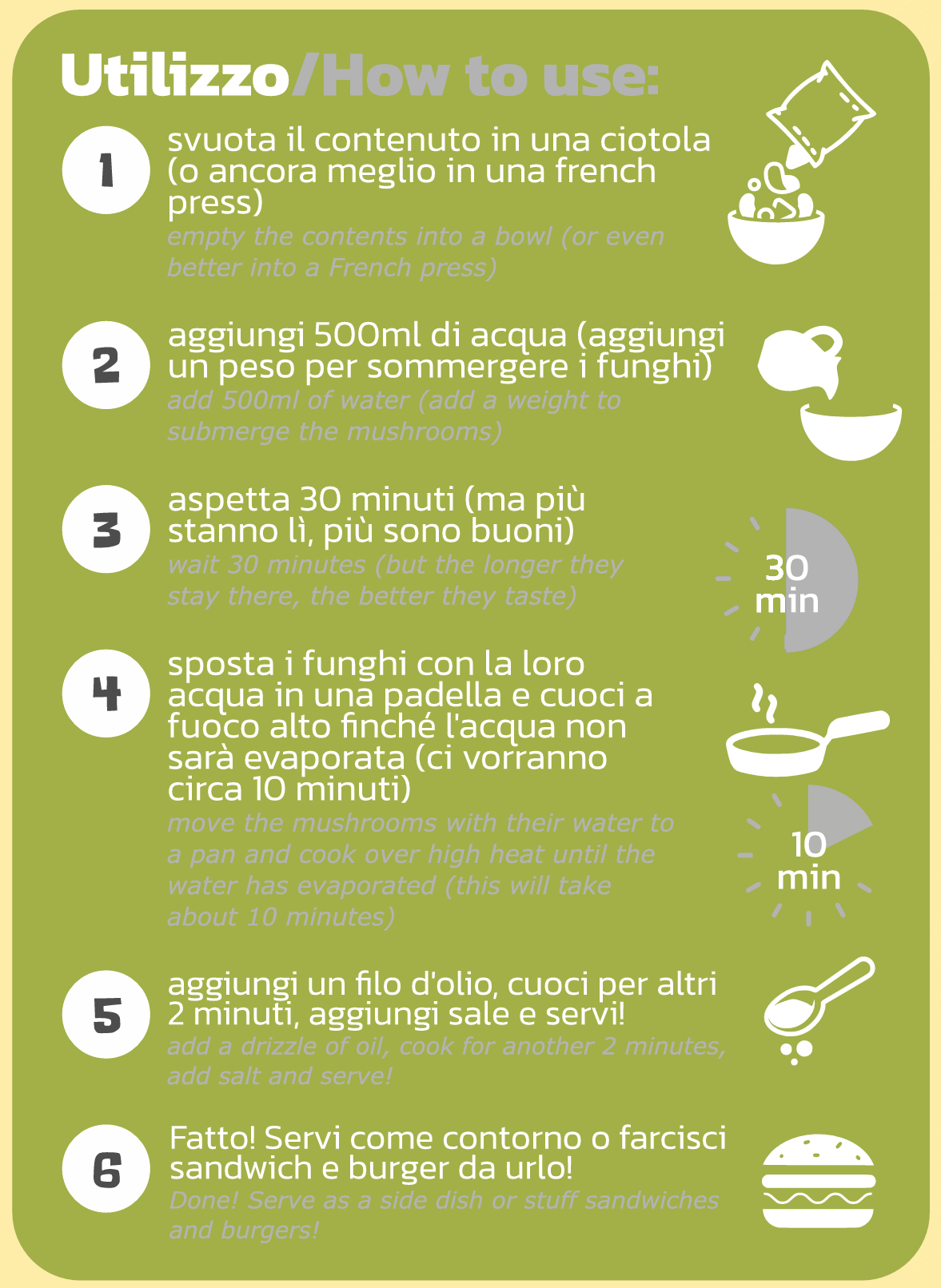 Pulled Mushrooms | Chimichurri