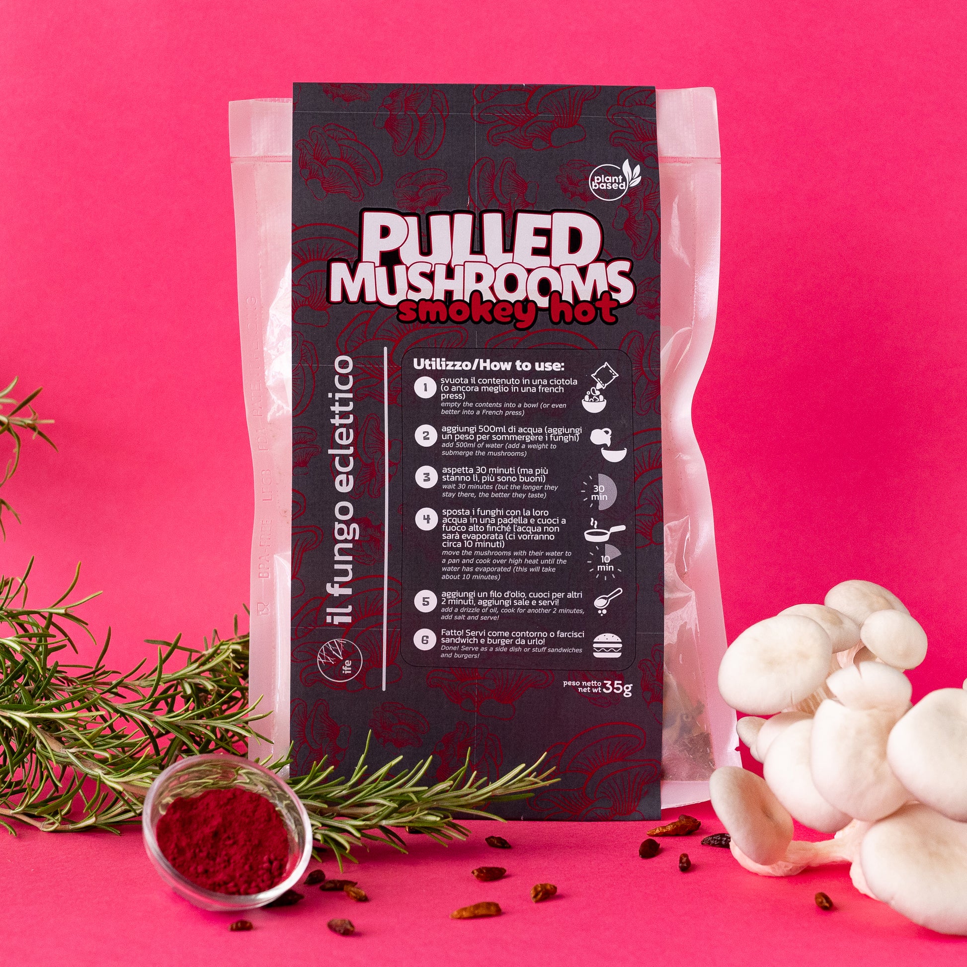 Pulled Mushrooms | Smokey Hot