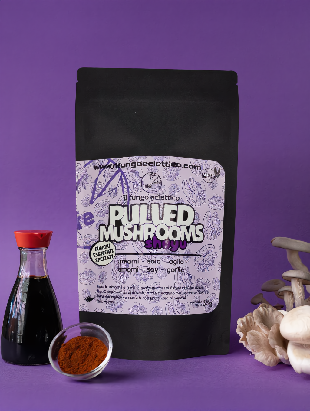 Pulled Mushrooms | Shoyu