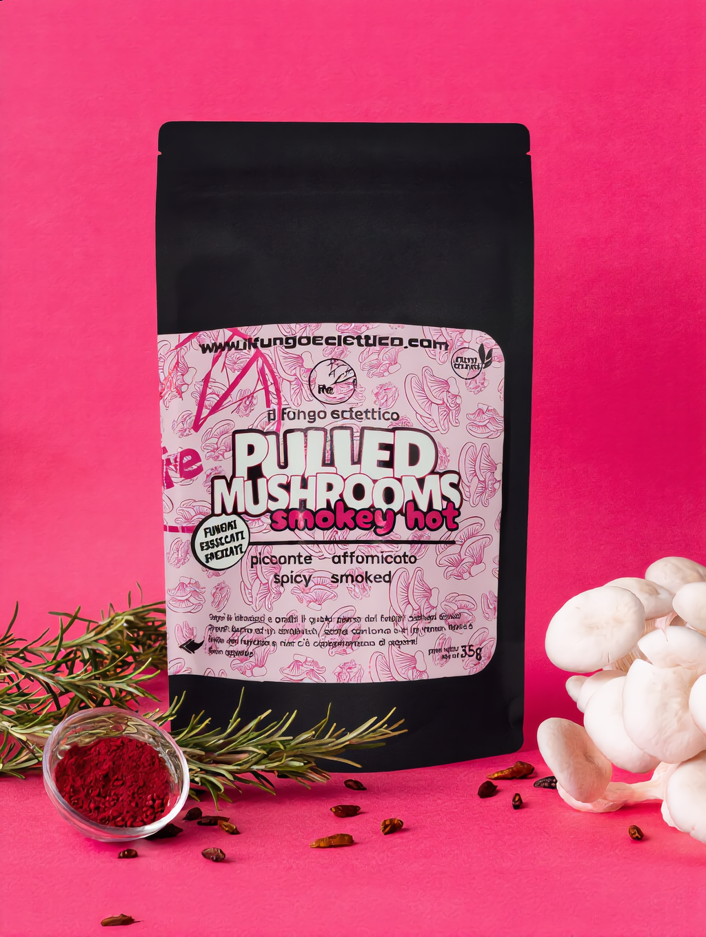 Pulled Mushrooms | Smokey Hot