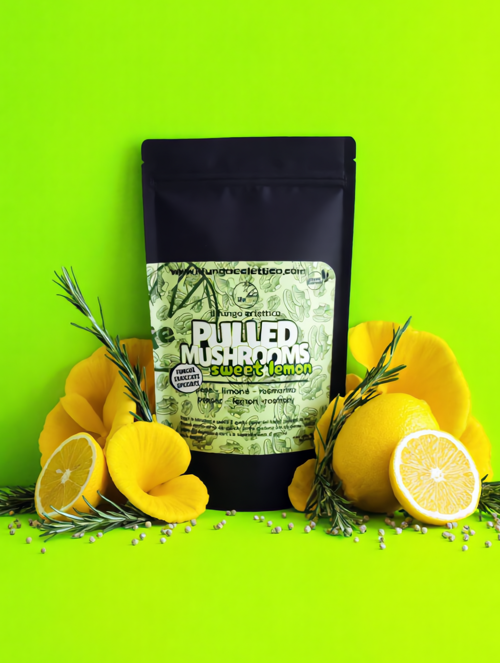 Pulled Mushrooms | Sweet Lemon